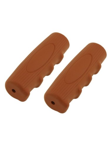 Grips 7/8 long 116mm Kraton Rubber 0214 Brown.